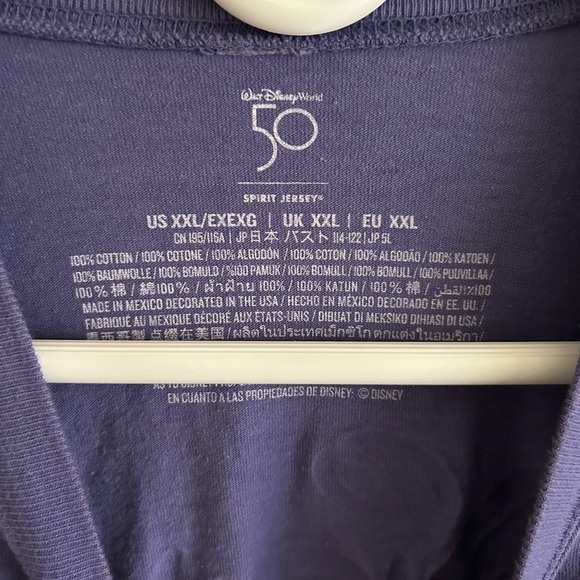 Walt Disney World 50th Anniversary Spirit Jersey Purple Size XXL - Picture 4 of 7
